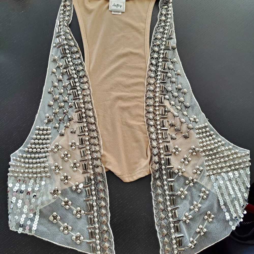 Beaded vest